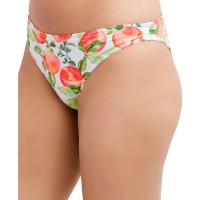 BCBGeneration Just Peachy High-Waisted Bikini Bottoms Women’s Swimsuit, Multi, X-Small