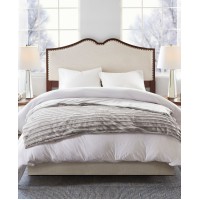 Beautyres Duke Faux Fur Weighted Blanket, Grey, 60×70