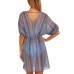  Cabana Crochet Swim Cover-Up, X-Small, Multicolor