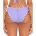  Fine Line Ribbed Hipster Bikini Bottoms, Medium, Lilac