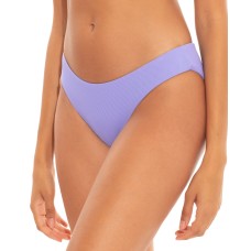 Becca Fine Line Ribbed Hipster Bikini Bottoms, Medium, Lilac