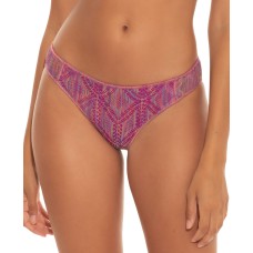 Becca Mosaic Crochet Hipster Bikini Bottoms, Large, Multicolor