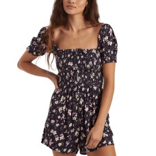 Billabong Juniors’ Flirty Day Romper, Black, Large