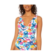 Bleu by Rod Beattie Floral-Print Tankini Top, Floral Multi, 4