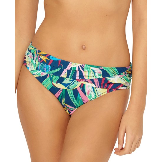 Bleu by Rod Beattie It’s a Jungle Out There Sarong Hipster Bikini Bottoms (Navy, 14)