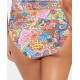  Printed Ruched Hipster Bikini Bottoms, MULTI/COLOR, 10