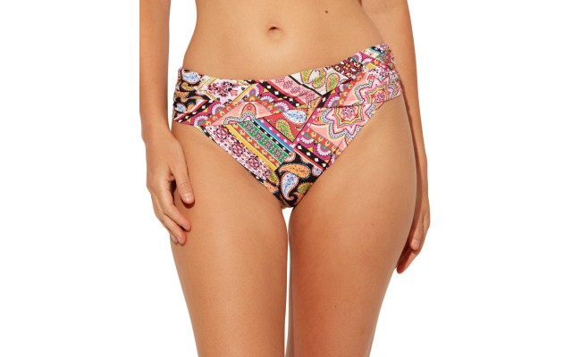 Sarong Hipster Bikini Bottoms, 10, Multicolor
