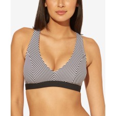 Bleu by Rod Beattie Underwire Bikini Top, 38D, Black/White