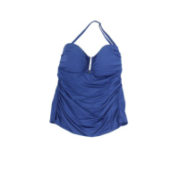 Bleu by Rod Beattie Women’s Swim Navy U-Wire Tankini Top, 6, Blue