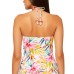 Bleu Rod Beattie Womens Tropical Floral Tankini Top, Multi, 8