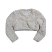 Bonnie Baby Baby Girls Fur Cover Up