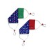  Kids Cotton Reversible Dot Pleated Face Mask, 2 Pack