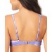  Juniors’ Cinch-Front Bralette High Tide Bikini Top, Purple,L