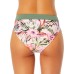  Juniors’ Contrast-Waistband Bikini Bottoms, Small, Multicolor