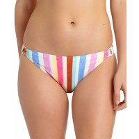 California Waves Juniors’ Ring Hipster Bikini Bottoms, Multi, X-Small
