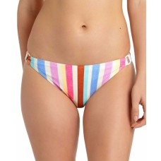 California Waves Juniors’ Ring Hipster Bikini Bottoms, Multi, X-Small