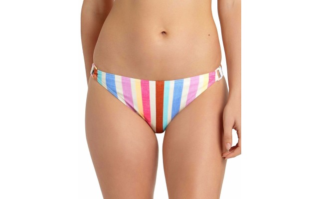  Juniors’ Ring Hipster Bikini Bottoms, Multi, X-Small