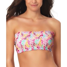 California Waves Juniors Smocked Bandeau Bikini Tops