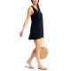  Juniors’ Strappy Cover-Up Dress, Large, Black