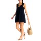  Juniors’ Strappy Cover-Up Dress, Large, Black