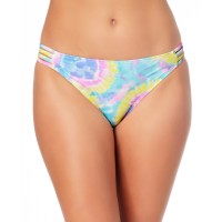 California Waves Juniors’ Strappy Hipster Bikini Bottoms, Multi, Small