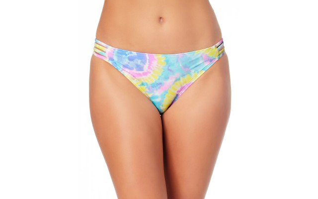  Juniors’ Strappy Hipster Bikini Bottoms, Multi, Small