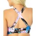  Trendy Plus Size Floral-Print Underwire Bikini Top, XX-Large, Multicolor