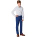  Big Boys Bold Box Plaid Pants, Blue, 14
