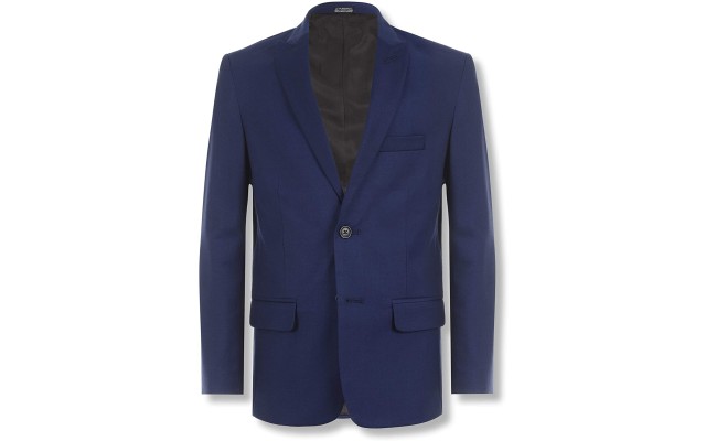 Calvin Klein Boys’ Big Blazer Suit Jacket (Bright Blue, 16)