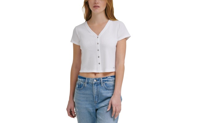  Jeans Cotton Crop Top, X-Large, birch