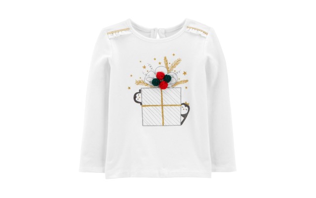 Carter’s Toddler Girl Christmas Jersey Tee