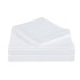 Charisma 610 Thread Count Ultra Solid Cotton Sateen Sheet Set Bright White – King