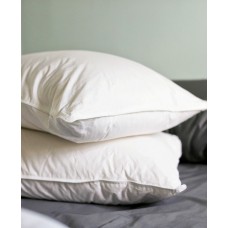 Charisma Luxe Down Filled Compartment 2-Pack of King Pillows, Medium Firm, White