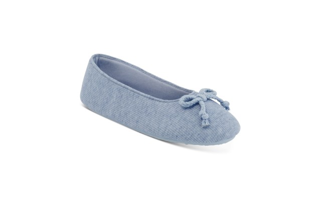  Ballerina Slippers, Blue, L