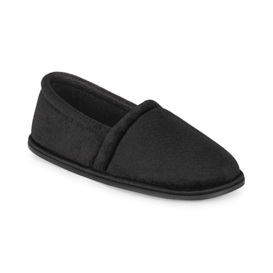  Closed-Back Slippers, Black