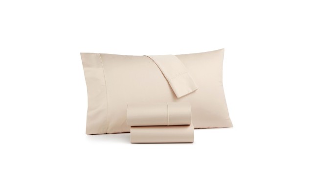  Sleep Luxe 100% Cotton 800 Thread Count 4 Pc. Queen Sheet Set, Beige