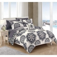 Chic Home Barcelona 6-Pc Twin Comforter Set, Black