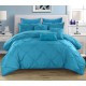 Chic Home Hannah 10 Piece Queen Comforter Set Bedding, Blue