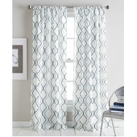 Coco 50″ x 95″ Ogee-Print Rod Pocket Window Panel