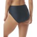  Contours High-Waist Bikini Bottom, Small, Black