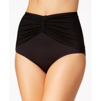 Coco Reef Diva Mesh High-Waist Bikini Bottoms, Black, Medium