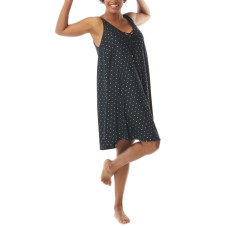 Coco Reef Polka Dot-Print Cover-Up Women’s Swimsuit, Black, Large