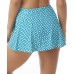  Sarong Halo Skirt Cover-Up, Medium, Blue/White