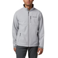 Columbia Men’s Ascender™ Softshell Jacket (Grey, Large)