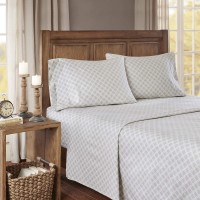 Comfort Classics Cozy Flannel 100% Cotton Twin Sheet Set, Grey