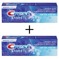 Crest 3D White, Whitening Toothpaste Arctic Fresh, 3.0 oz, 2 Packs