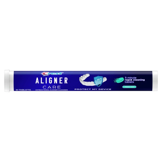  Aligner Care Rapid Cleaning Tablets for Retainers, Mouthguards, Aligners – 60 ct, One Pack, 60 ct