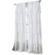  Flounced Curtain Panel, 42 x 84-inch, White