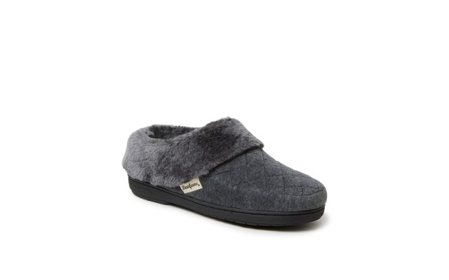 Women’s Elaine Quilted Velour Clog Slipper