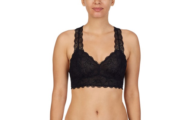  Superior Lace Bralette DK4522, Black, XLarge